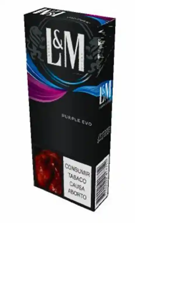 L&M Cigarrillo Purple Evo Pack x10