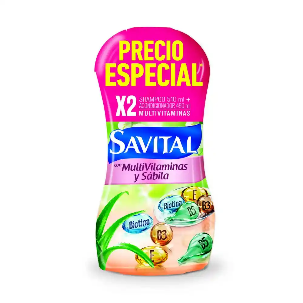 Savital Shampoo Multivitaminas 1000ml