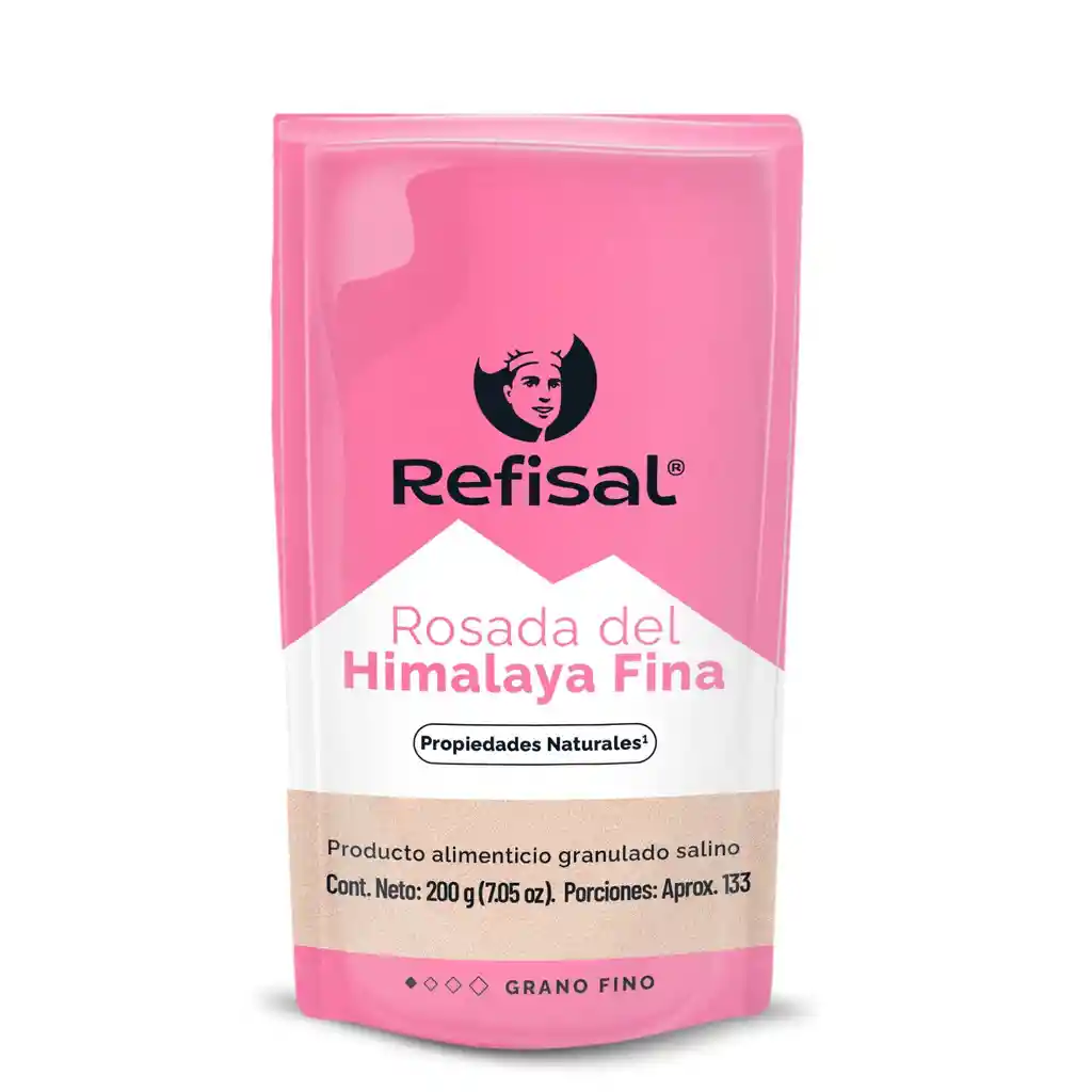 Refisal Sal Rosada Himalaya Fina Grano Fino 