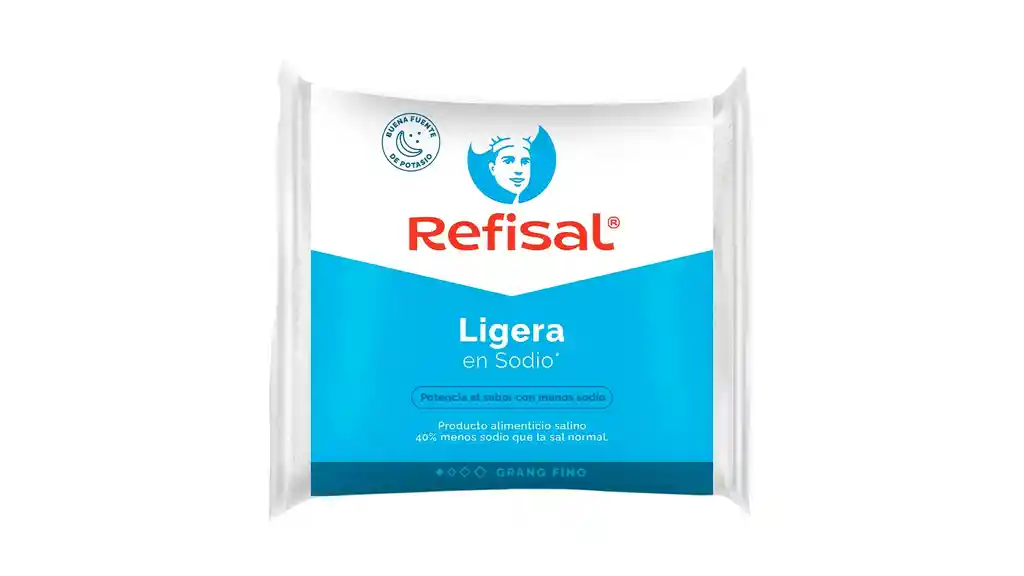 Refisal Sal Ligera en Sodio 400g