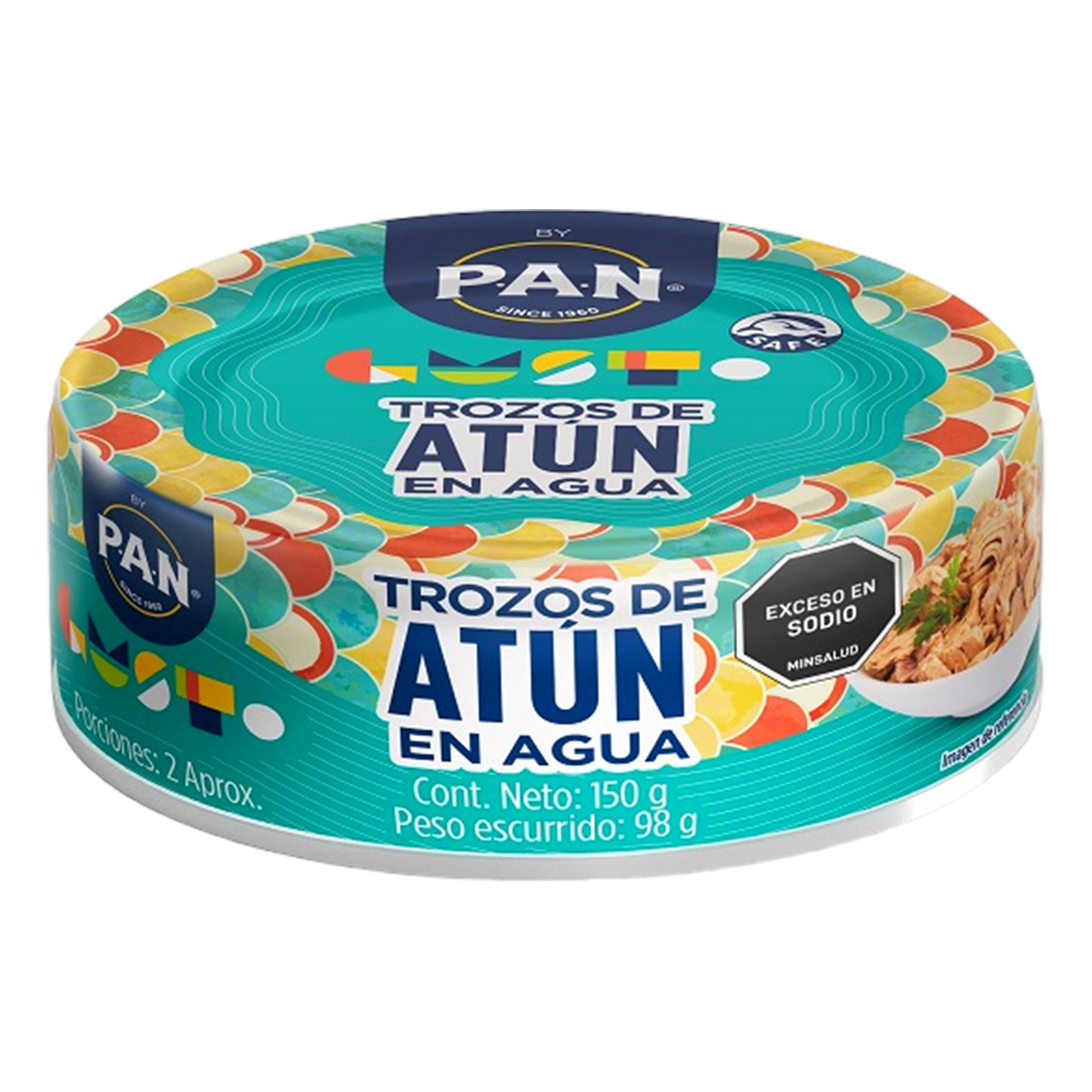 Pan Atún En Agua Trozos 150g