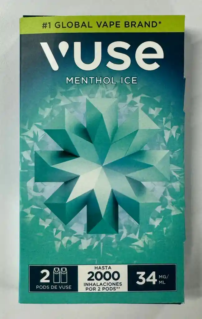 Vuse Cápsulas Menthol Ice 34 mg