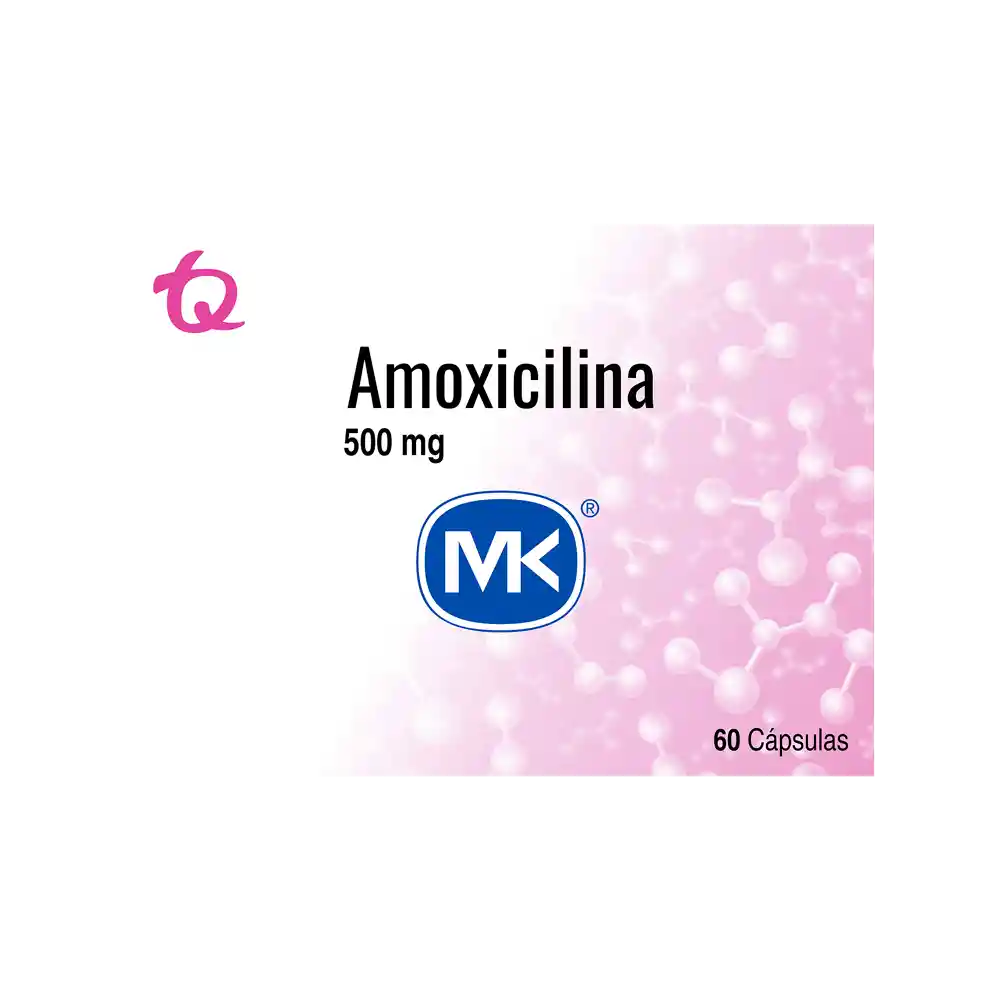 Mk Amoxicilina 500mg Blíster x60 Cápsulas