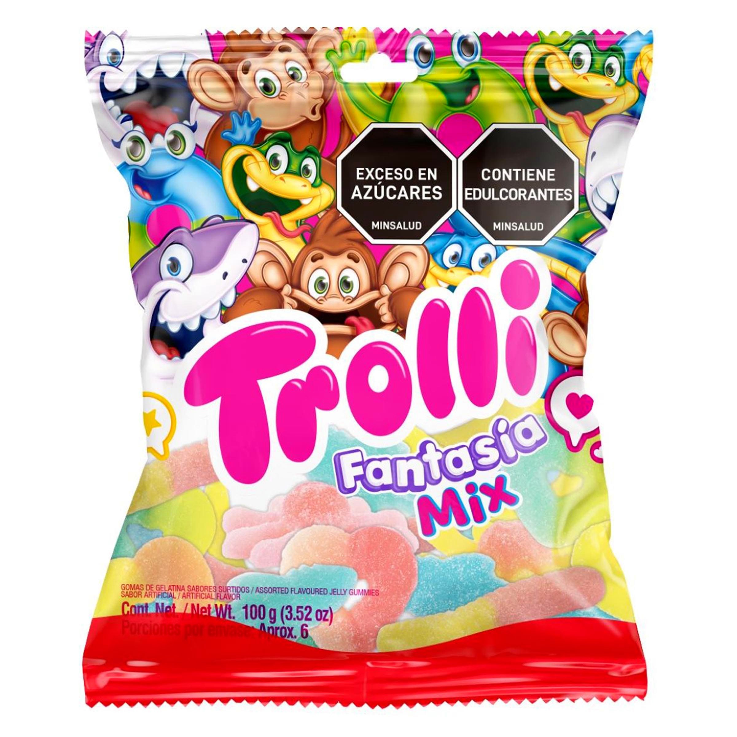 Trolli Goma Gelatina Fantasia Mix 100g