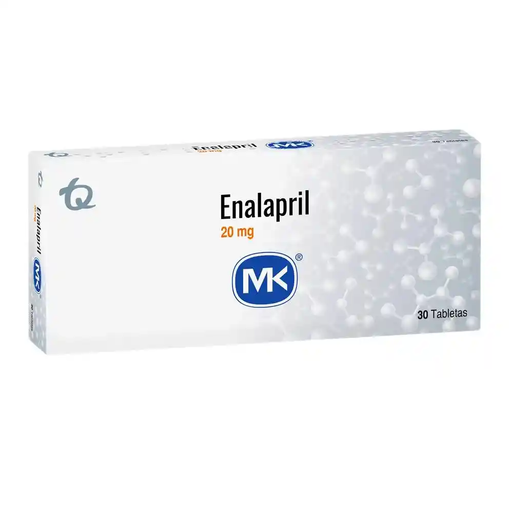 Enalapril 20 Mg 30 Tbs Mk