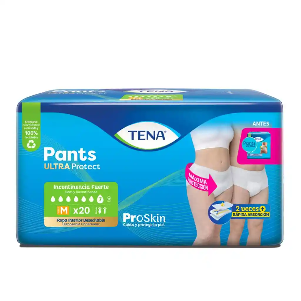 Tena Pañal Pants Ultra Talla M