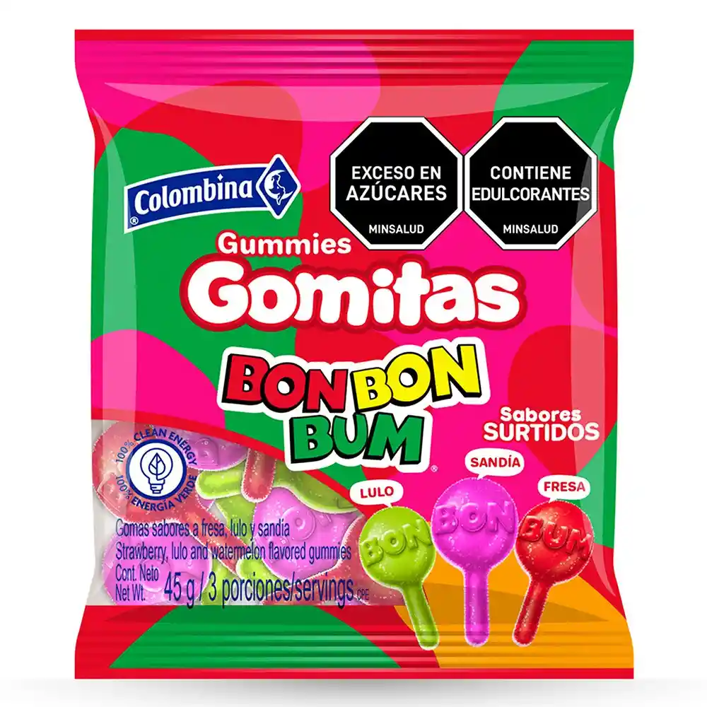Bon Bon Bum Gomas Surtido 45g
