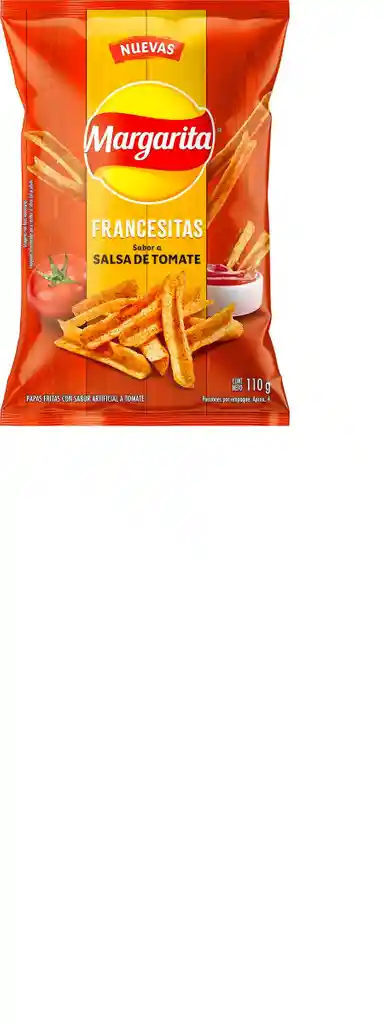 Margarita Papa Francesitas Con Sabor a Salsa de Tomate 110 g