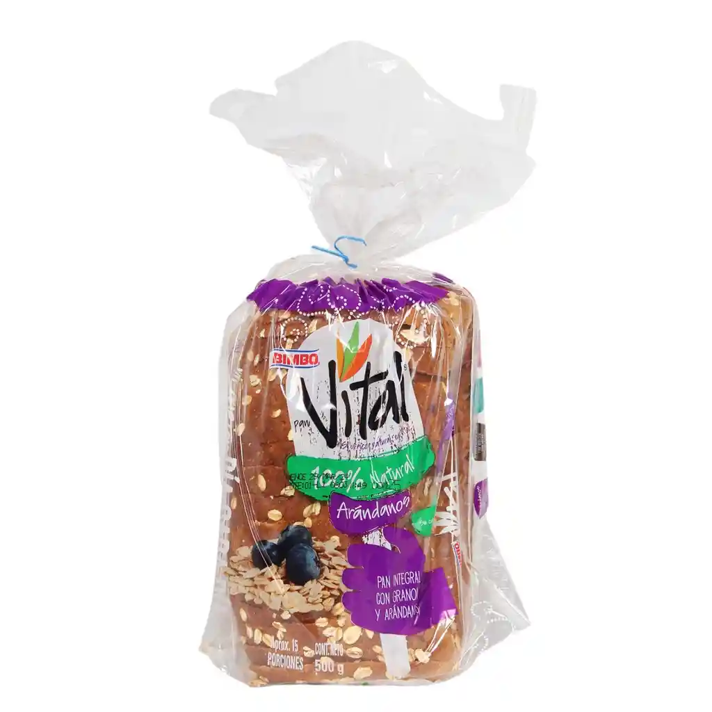 Vital Pan Con Granola y Arándano 500 g