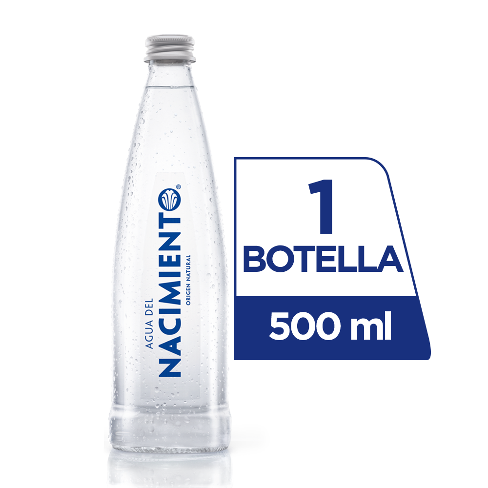 Agua Nacimiento Con Gas 500 ml