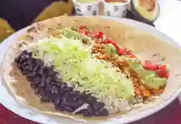 Burrito  De Pollo Salsa Chile 