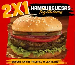 2x1 Hamburguesas Vegetarianas
