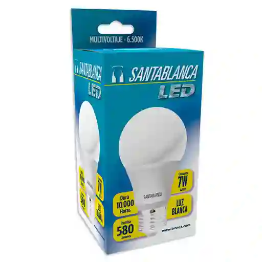   Santa Blanca  Bombillo Led 7W Luz Blanca 