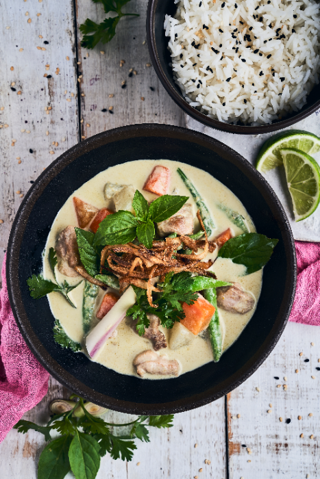 Curry Verde Tailandés Vegetariano