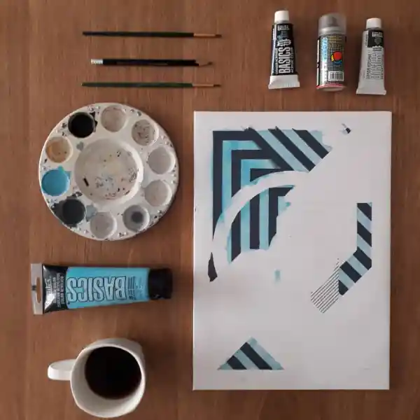 Kit de arte Geometría: Para amantes de la creatividad