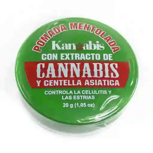 Kannabis Pomada Mentolada con Extracto de Cannabis y Centella Asiatica