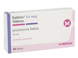 Eutirox 112 Mcg x 50 Tabletas