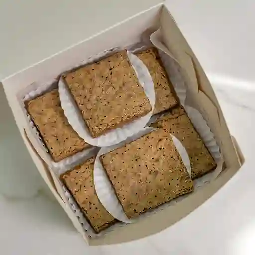 Caja X 12 Mini Brownies Fitbites