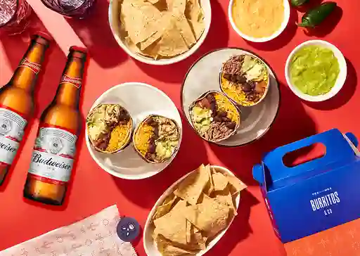 2 Burritos + Cervezas