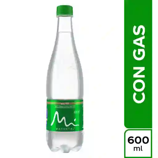 Manantial Mineral Con Gas 600 Ml