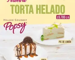 Torta Helado Popsy