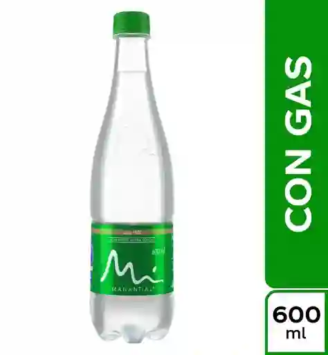 Agua Manatial Con Gas 600ml