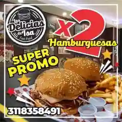 E. 2 Hamburguesas Especiales + Papa a la