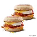 2 Egg Mcmuffin Bacon