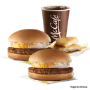 2 Mchuevo + 1 Americano + 1 Hashbrown
