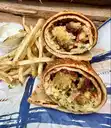 Birria Shawarma Falafel Con Papas