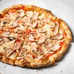Pizza Jamón, Pavo Y Champiñón