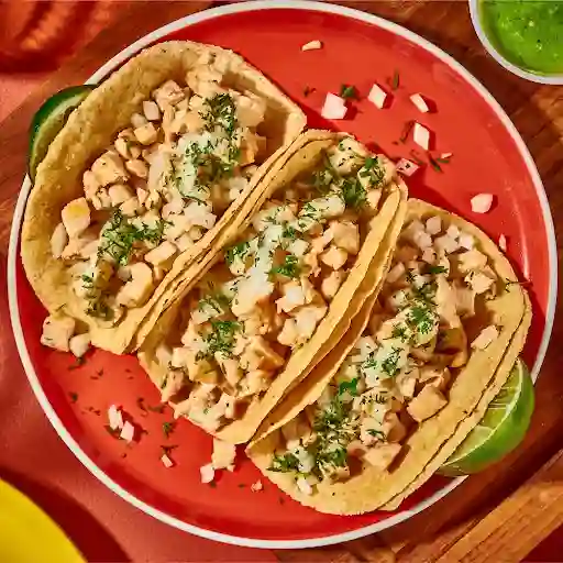 Trio De Tacos De Pollo