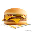 Hamburguesa Doble Con Queso