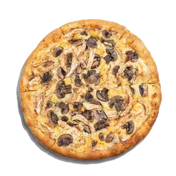 Mediana Pizza Pollo Y Champiñones