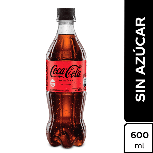 Coca-cola Sin Azúcar 600 Ml