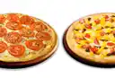 2 Pizzas Medianas Por $59.900