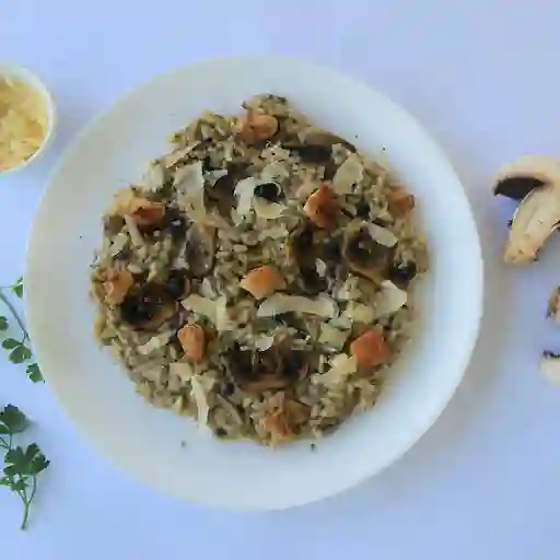 Risotto Funghi Y Pollo