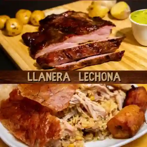 Combo Lechona y Carne a la Llanera