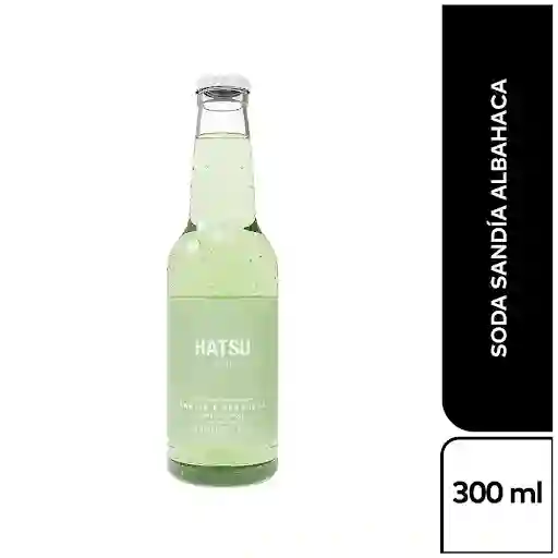 Hatsu Soda Sandia Albahaca 300 ml