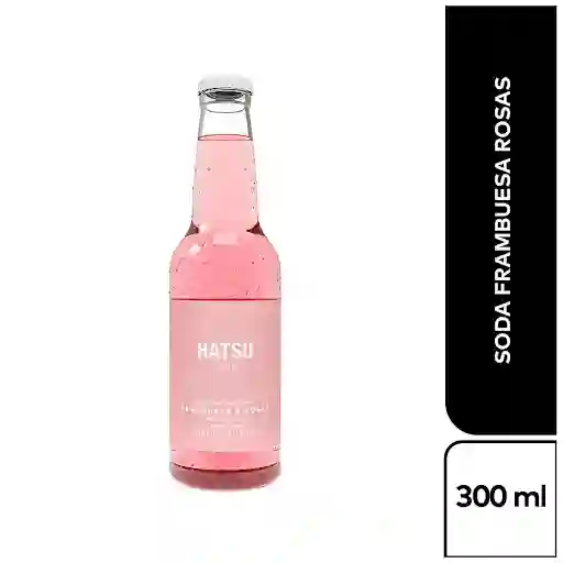 Hatsu Soda Frambuesa Rosas