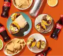 4 Burritos + 4 Bebidas