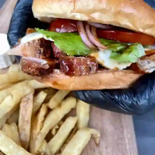 Hamburguesa de Chicharron