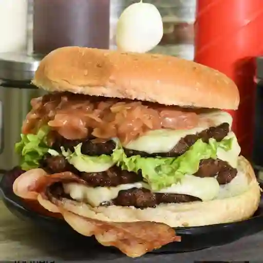 Pan Burger Triple Carne