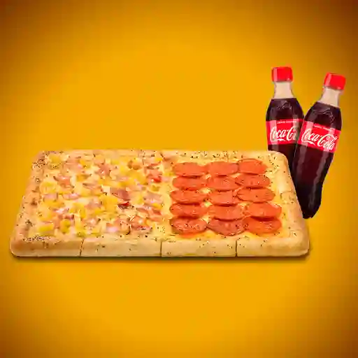 Promo Pizza Grande + 2 Coca Colas 400ml