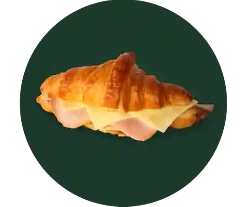 Croissant Mantequilla Jamón Y Queso