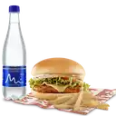 Menú Hamburguesa A La Plancha Y Agua