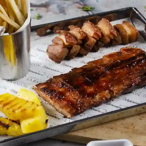 Dupla Costillas Y Chicharrón