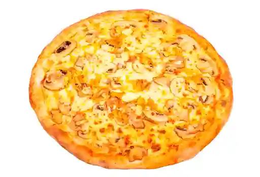 Pizza Pollo Champiñón Mediana