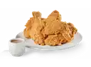 Medio Pollo Apanado.