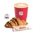 Cappuccino+ Croissant Integral +quesito